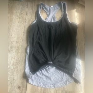 Black and Gray Tank top